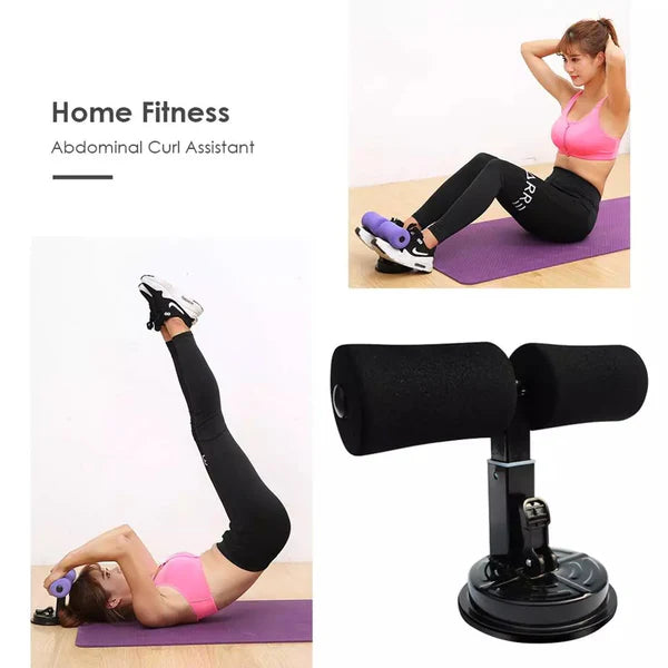 Self-Suction Sit-Up Bar – Home Gym Core & Ab Workout Equipment