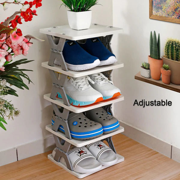 6 Layer Shoe Rack Stand for Home | Space-Saving Shoe Organizer for Entryway & Bedroom
