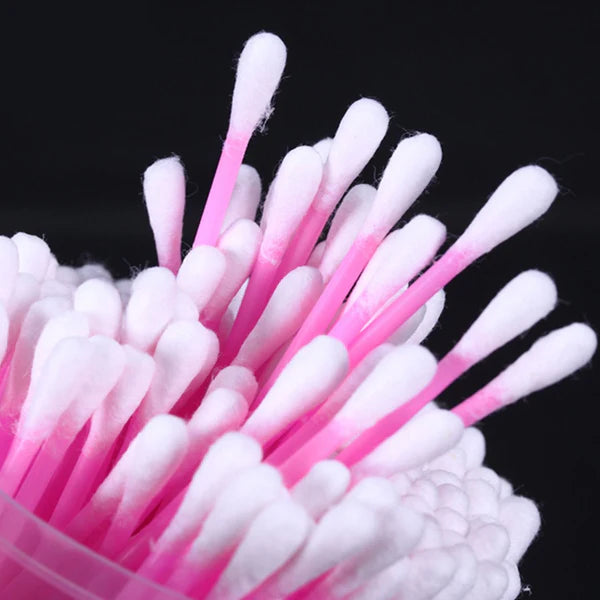 Cotton Buds for ear cleaning, soft and natural cotton swabs