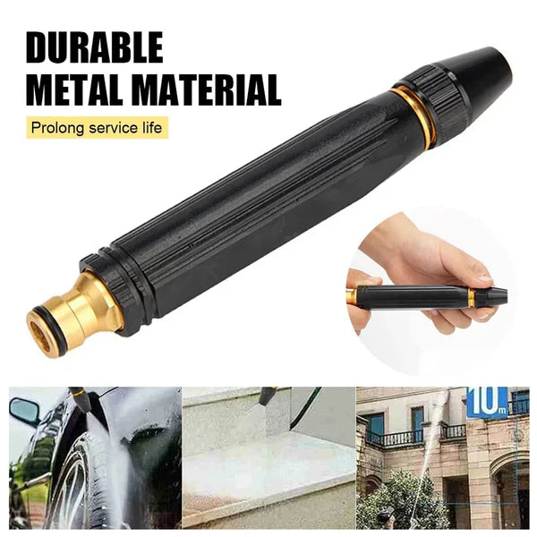 High Pressure Water Gun Nozzle – Adjustable Jet Spray for Car & Garden