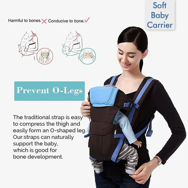 4-in-1 Adjustable Baby Carrier Bag with Sling & Head Support β Ergonomic Design