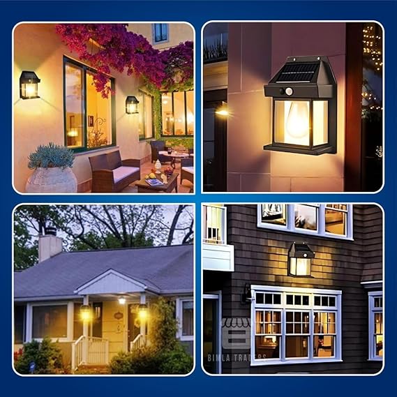 Solar Wall Lights Outdoor with Motion Sensor – Waterproof LED Security Lights for Garden, Pathway, Yard & Home