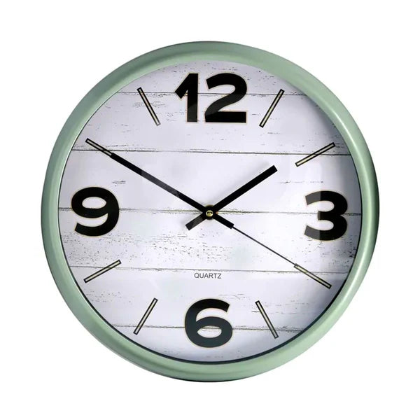 Modern Round Wall Clock – Silent Non-Ticking Quartz Movement | Stylish White Dial with Bold Numbers | Durable & Elegant Home, Office & Bedroom Décor