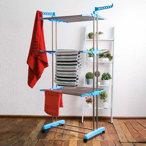 UMA Modular 3 Tier Cloth Drying Stand Rack - Adjustable Cloth Drying Rack for Indoor,Outdoor