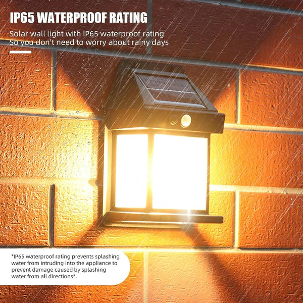 Solar Wall Lights – Outdoor Motion Sensor LED for Home Security