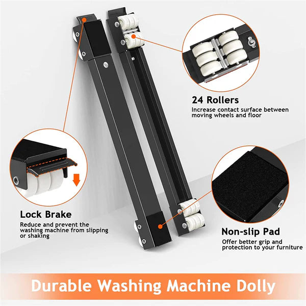Heavy-Duty Adjustable Furniture Mover Stand – Pack of 2 with Wheels
