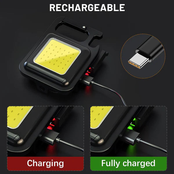 Mini LED Flashlight Keychain