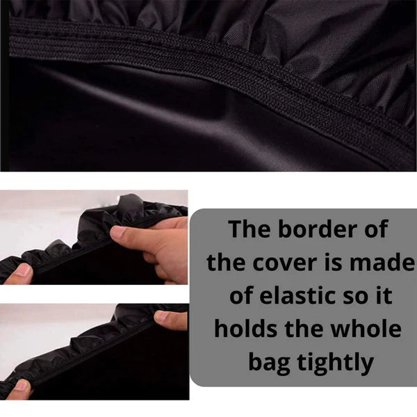 Nylon Waterproof & Dust Proof Rain Bag Cover with Carry Pouch