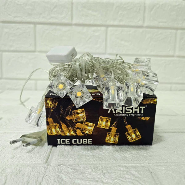 14 Ice Cube Warm LED String Lights