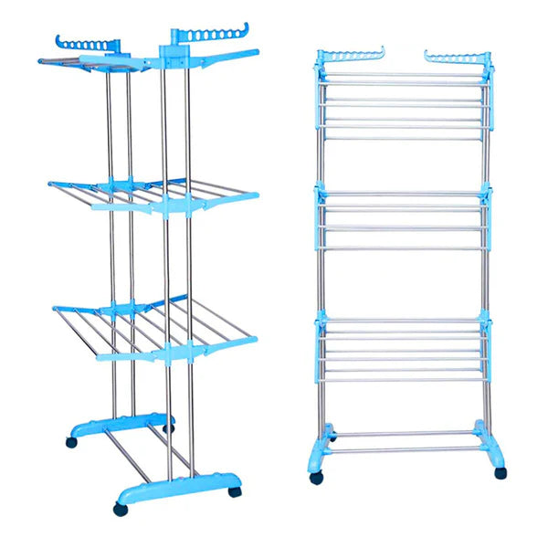 UMA Modular 3 Tier Cloth Drying Stand Rack - Adjustable Cloth Drying Rack for Indoor,Outdoor