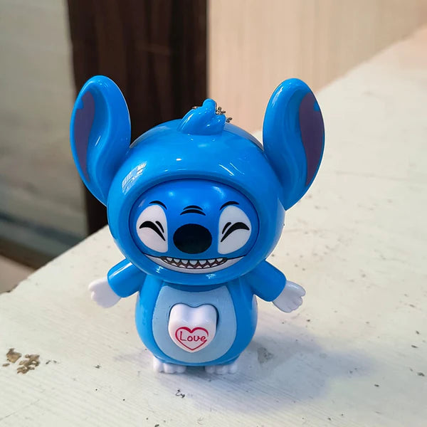 Rotating Face Keychain - 1 Pc