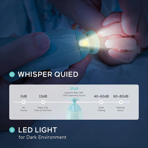 Electric Premium LED Baby Nail Trimmer Kit