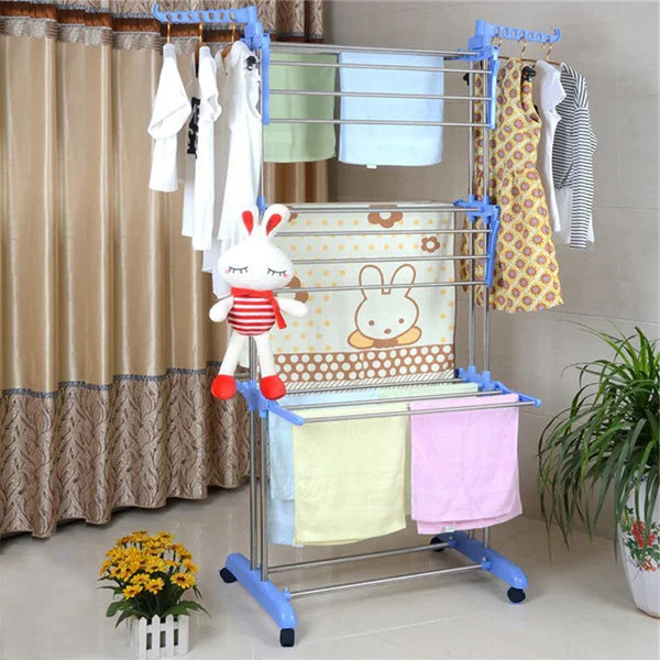 UMA Modular 3 Tier Cloth Drying Stand Rack - Adjustable Cloth Drying Rack for Indoor,Outdoor