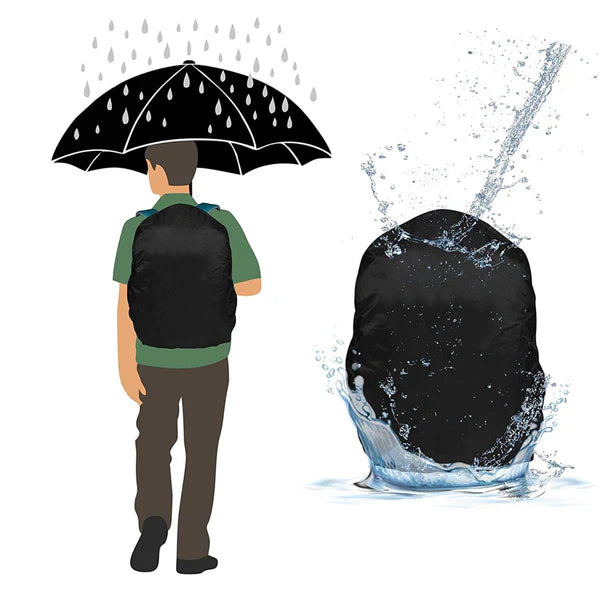 Nylon Waterproof & Dust Proof Rain Bag Cover with Carry Pouch