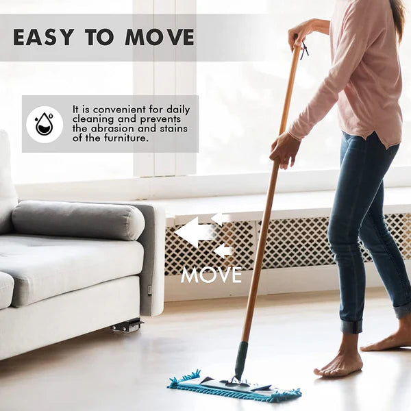 Heavy-Duty Adjustable Furniture Mover Stand – Pack of 2 with Wheels