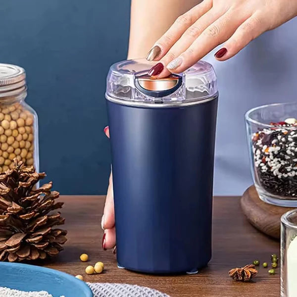 Electric Coffee & Spice Grinder – Stainless Steel Herb & Bean Blender (200W)