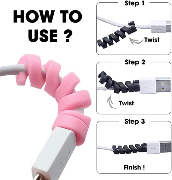 Charger Cable Protector- 4pcs