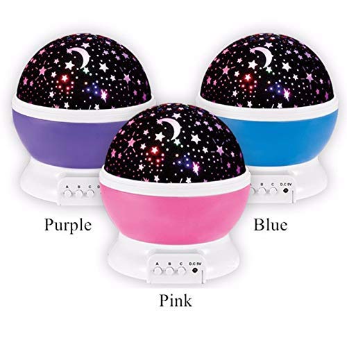 Romantic Sky Star Master Night Light Projector Lamp with USB LED Rotation (Multi)