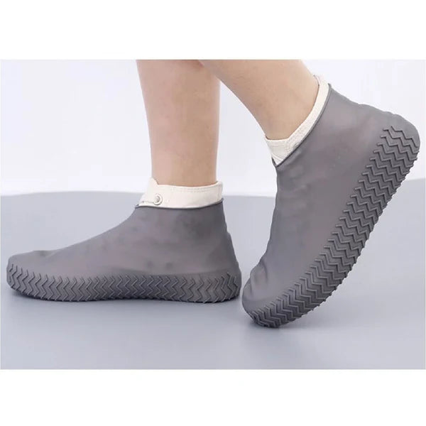 Premium Waterproof Silicone Shoe Covers – Reusable, Foldable, Anti-Slip Rain Boot Protectors (Large Size)
