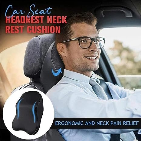 Car Headrest Pillow – Neck Support for Driver & Front Passenger