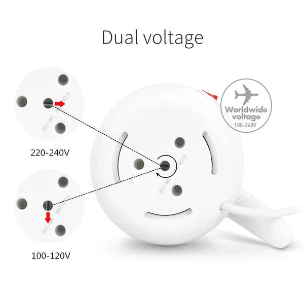 Foldable Electric Silicone Kettle for Travel & Camping – Dual Voltage, Fast Boil