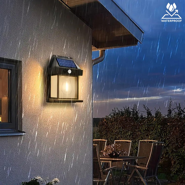 Solar Wall Lights Outdoor with Motion Sensor – Waterproof LED Security Lights for Garden, Pathway, Yard & Home