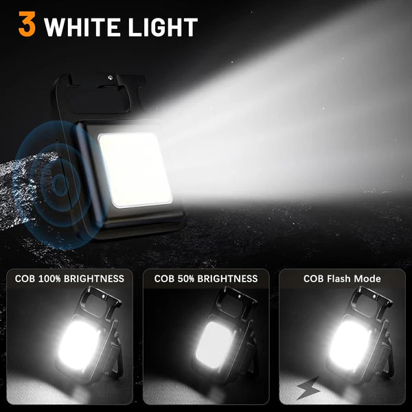 Mini LED Flashlight Keychain