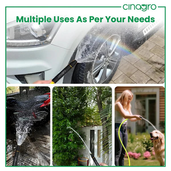 High Pressure Water Gun Nozzle – Adjustable Jet Spray for Car & Garden