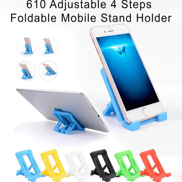 Adjustable 4 Steps Foldable Mobile Stand Holder (1 pc)