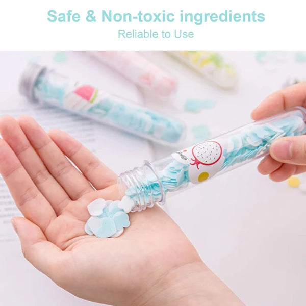 Portable Paper Soap Strips – Travel-Friendly Instant Foaming Hand Wash