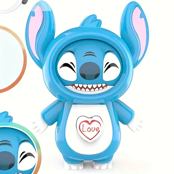 Rotating Face Keychain - 1 Pc