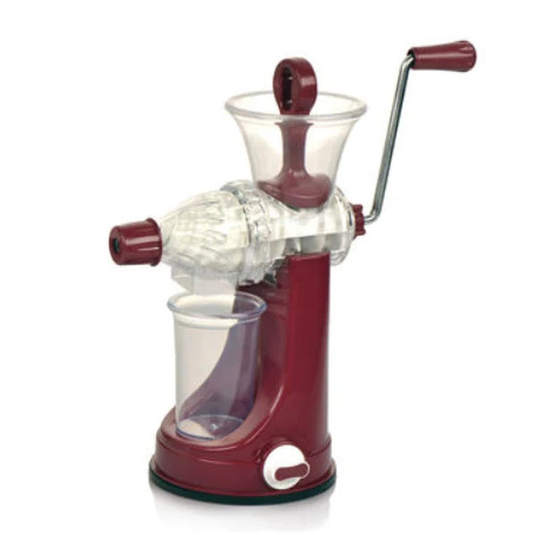 Manual Fruit & Vegetable Juicer & Blender – Cold Press Hand Juicer with Steel Handle | No Electricity | BPA-Free, Easy to Clean