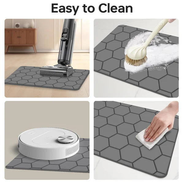 Diatomaceous Earth Stone Bath Mat β Ultra Absorbent, Fast Drying, Non-Slip Pink Marble Bathroom Mat | Luxury & Eco-Friendly