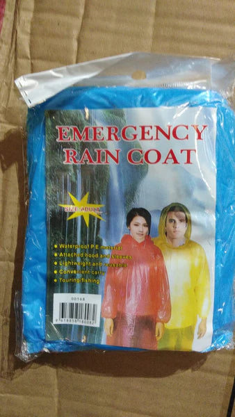 Poncho Raincoat, Emergency Raincoats with Hoods