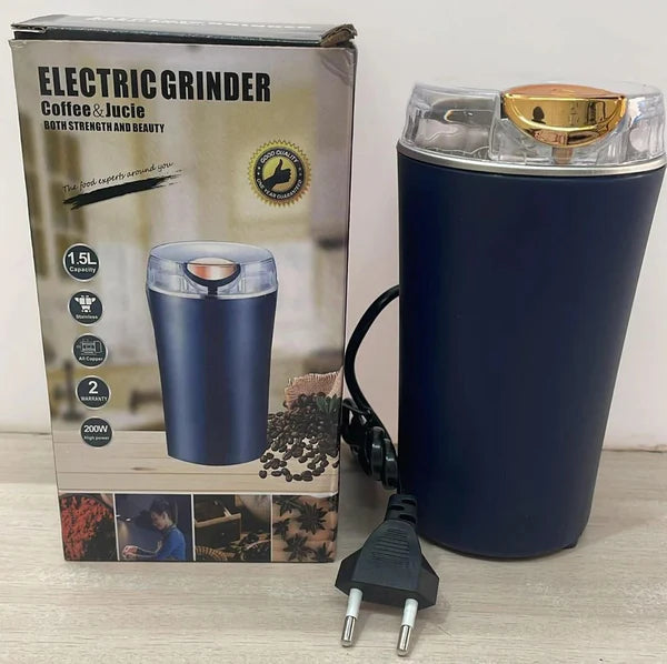 Electric Coffee & Spice Grinder – Stainless Steel Herb & Bean Blender (200W)