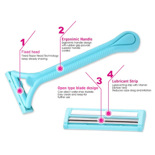 Soft Care Razor for Men and Women with Moisturizing Strip- 1pcs