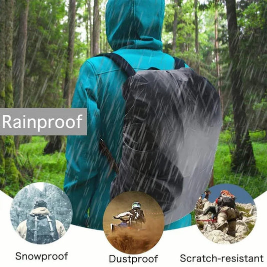 Nylon Waterproof & Dust Proof Rain Bag Cover with Carry Pouch