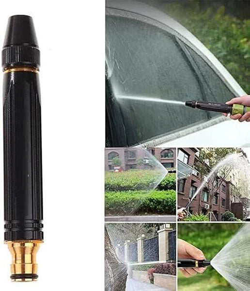 High Pressure Water Gun Nozzle – Adjustable Jet Spray for Car & Garden