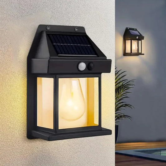 Solar Wall Lights Outdoor with Motion Sensor – Waterproof LED Security Lights for Garden, Pathway, Yard & Home