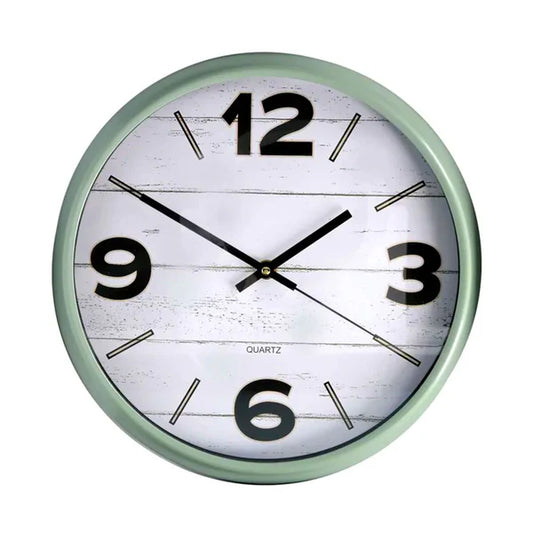 Modern Round Wall Clock – Silent Non-Ticking Quartz Movement | Stylish White Dial with Bold Numbers | Durable & Elegant Home, Office & Bedroom Décor