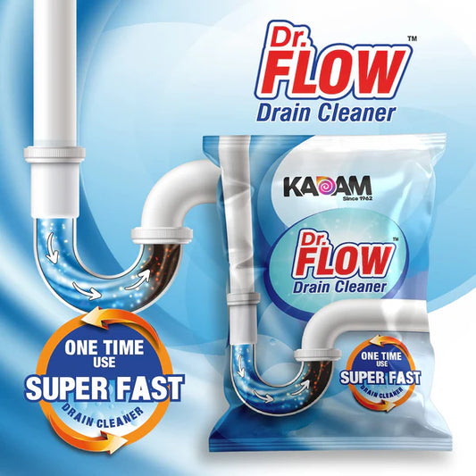 Kadam Powerful Drain Cleaner Powder – Fast Action Formula to Dissolve Blockages & Odor | Safe & Eco-Friendly