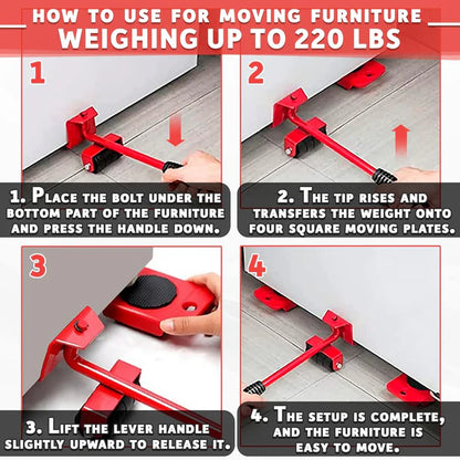 Furniture Lifter Mover Tool Set – Heavy Duty & Easy to Use