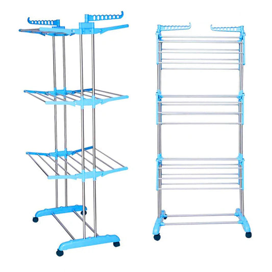 UMA Modular 3 Tier Cloth Drying Stand Rack - Adjustable Cloth Drying Rack for Indoor,Outdoor