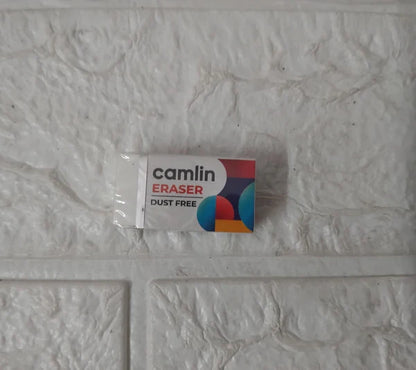 Camlin All Clear Eraser – Smooth, Dust-Free & Gentle Erasing | Single Pack