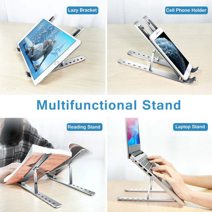 Adjustable Portable Laptop Stand for Desk – Ergonomic & Foldable