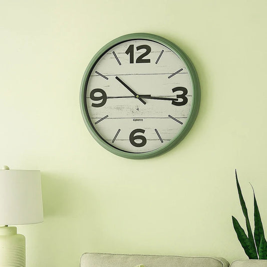 Modern Round Wall Clock – Silent Non-Ticking Quartz Movement | Stylish White Dial with Bold Numbers | Durable & Elegant Home, Office & Bedroom Décor