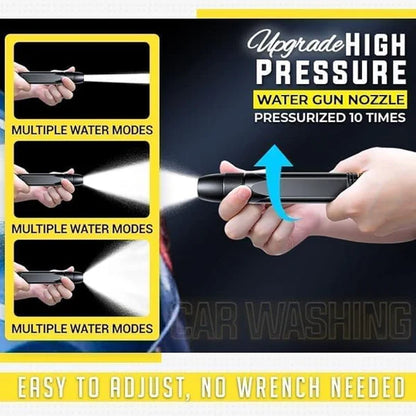 High Pressure Water Gun Nozzle – Adjustable Jet Spray for Car & Garden