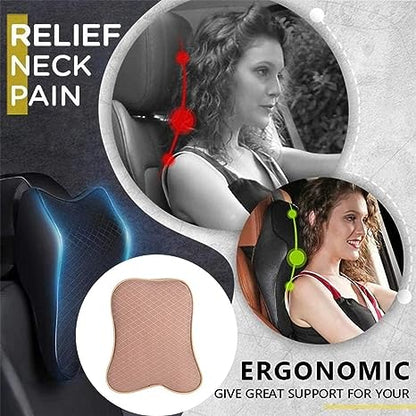 Car Headrest Pillow – Neck Support for Driver & Front Passenger