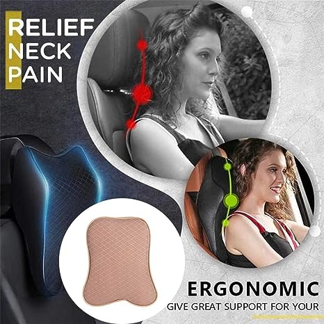 Car Headrest Pillow – Neck Support for Driver & Front Passenger