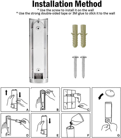 Wall Mounted Soap Dispenser for Bathroom & Kitchen | Leak-Proof, Durable, Stylish